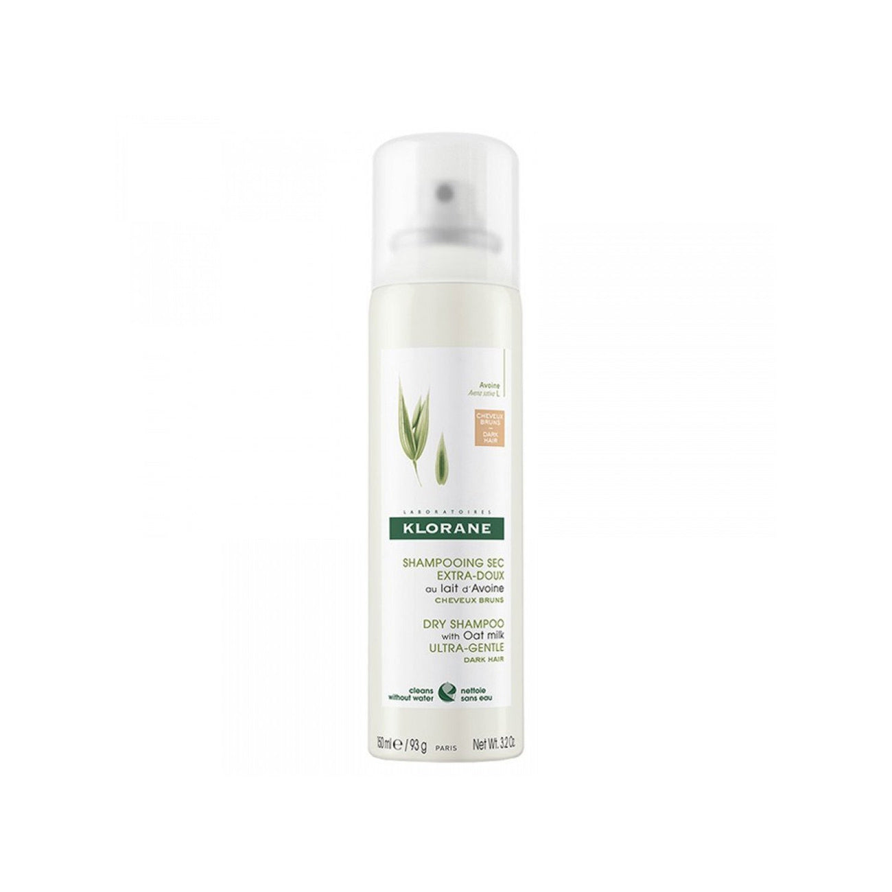 Klorane  Dry Shampoo with Oat Milk - For Brown to Dark Hair Main image
