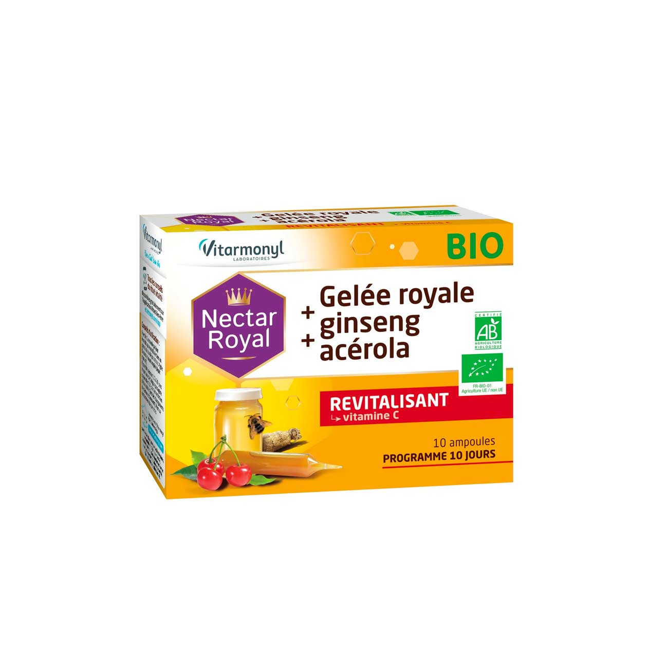 Nectar Royal Gel Royale 500mg + Ginseng + acerola - MazenOnline Main image