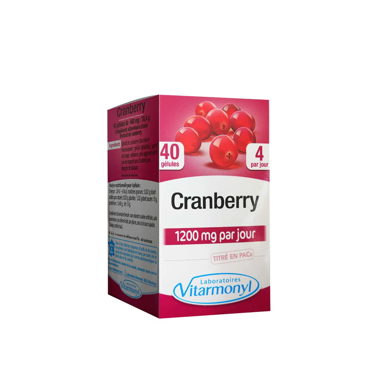 Cranberry 1200mg 40 Cap - MazenOnline Main image