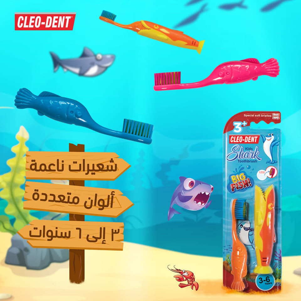 Baby Shark Toothbrush 3-6 - MazenOnline