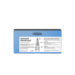 Serie Expert Aminexil Advanced Anti-Thinning Hair Programme Double Action - Pack of 10 Ampoules - MazenOnline