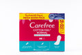 Carefree Daily Cotton Panty Liners Perfume Free 76's - MazenOnline