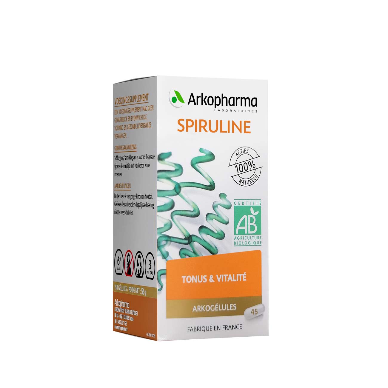 Arkocaps Organic Spiruline - MazenOnline