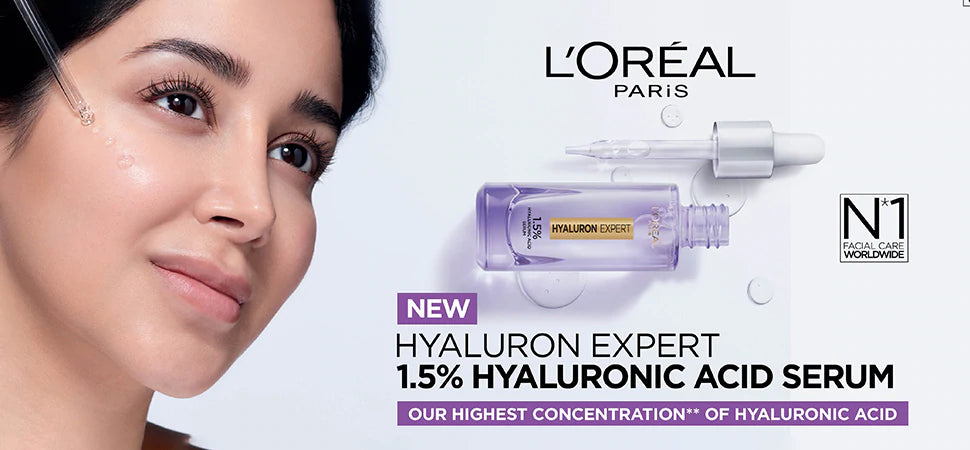 l'oreal paris anti-aging skincare hyaluron expert