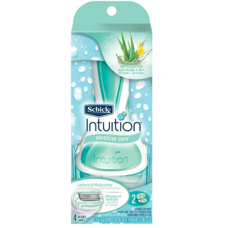 Intuition Sensitive Care Razor with 2 Refill Blades - MazenOnline Main image