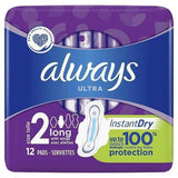 Ultra Long Sanitary Towels Wings 12 Pads (Size 2) - MazenOnline