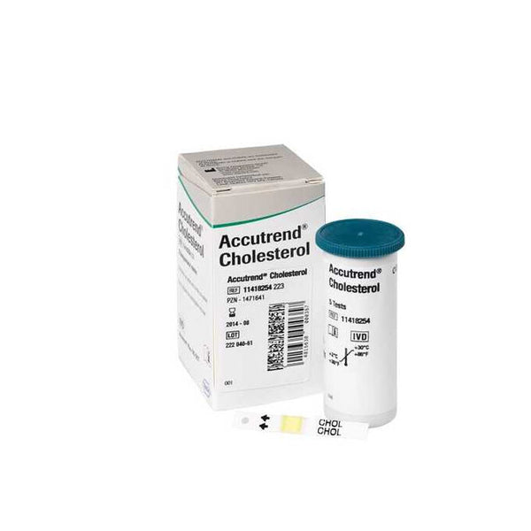 Cobas Accutrend Plus Cholesterol Strips 25 - MazenOnline