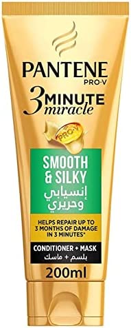 PANTENE CONDITIONER + MASK 3M SMOOTH & SILKY 200ML - MazenOnline