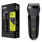 Braun Series 3 300s Cordless Electric Shaver Black - MazenOnline