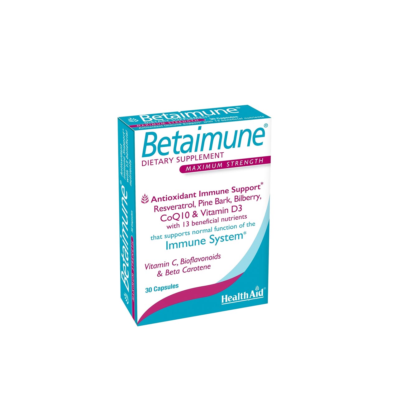 Health aid Betaimune 30 Cap Main image