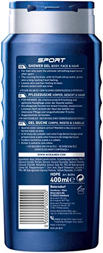 Nivea Shower Gel Sport 3in1 24h - MazenOnline