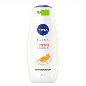 NIVEA SHOWER CREAM ORANGE AVOCADO OIL 500ML - MazenOnline