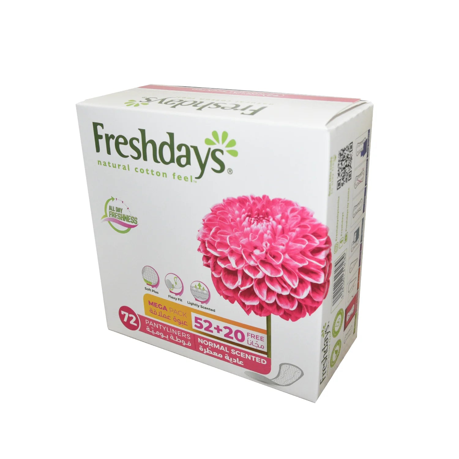 Natural Cotton Feel Normal Scented 52+20 Free - MazenOnline
