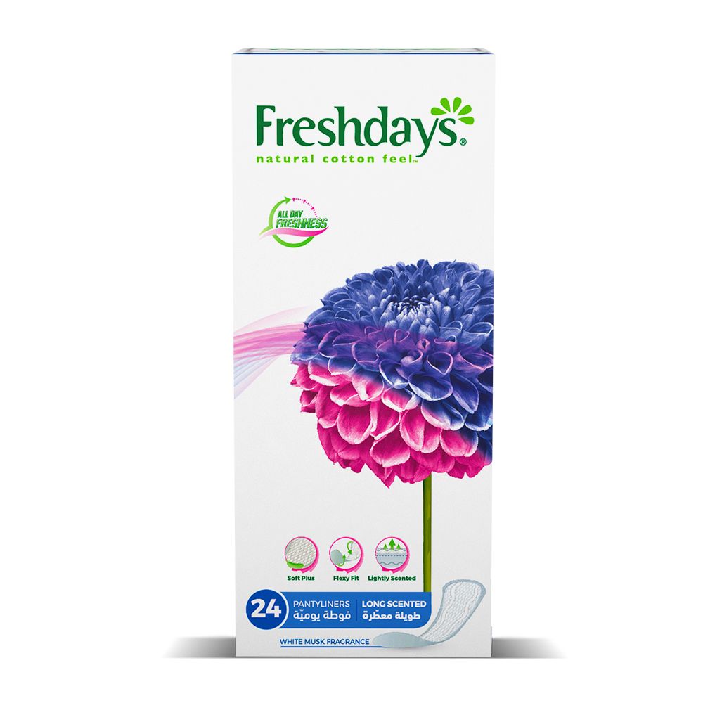 Daily Liners Long Scented 24 Pads - MazenOnline Main image
