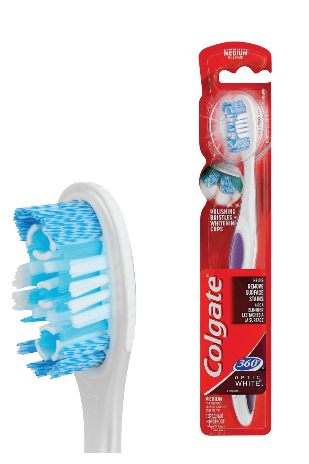 360⁰® Advanced Optic White® Manual Toothbrush - MazenOnline