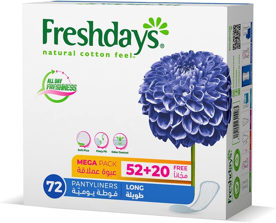 Long Panty Liners 72 Counts - MazenOnline Main image