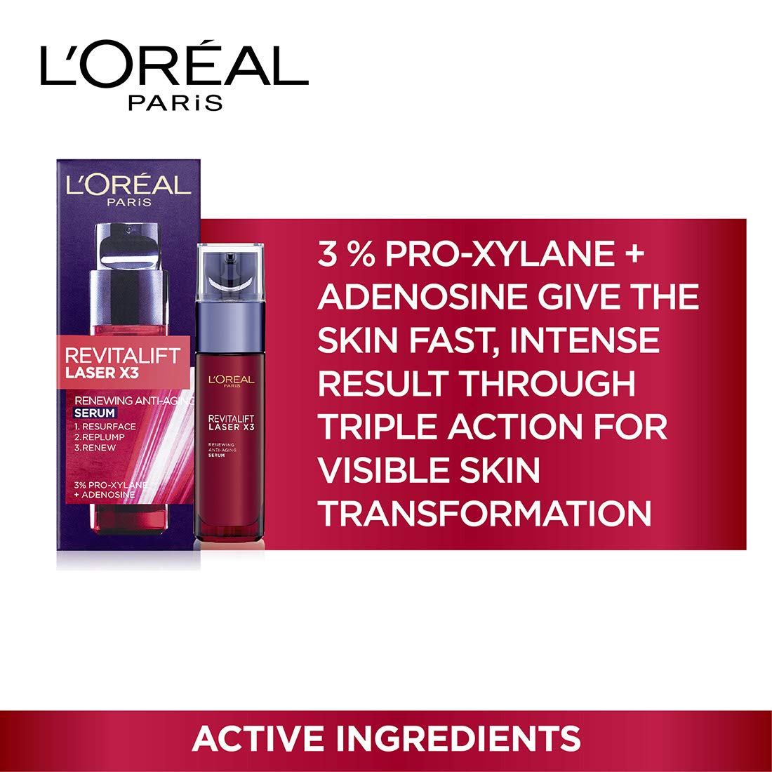 l'oreal paris revitalift laser Renewing Anti-Ageing Serum