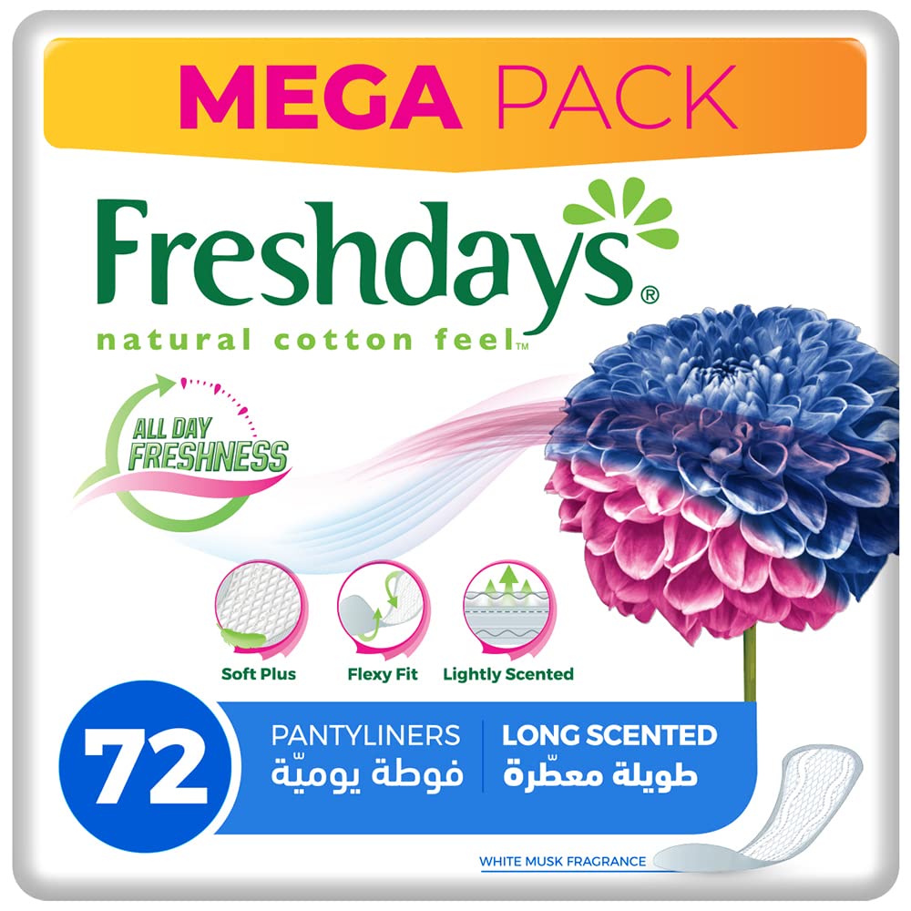 Daily Liners Long Scented 72 Pads Secondary image