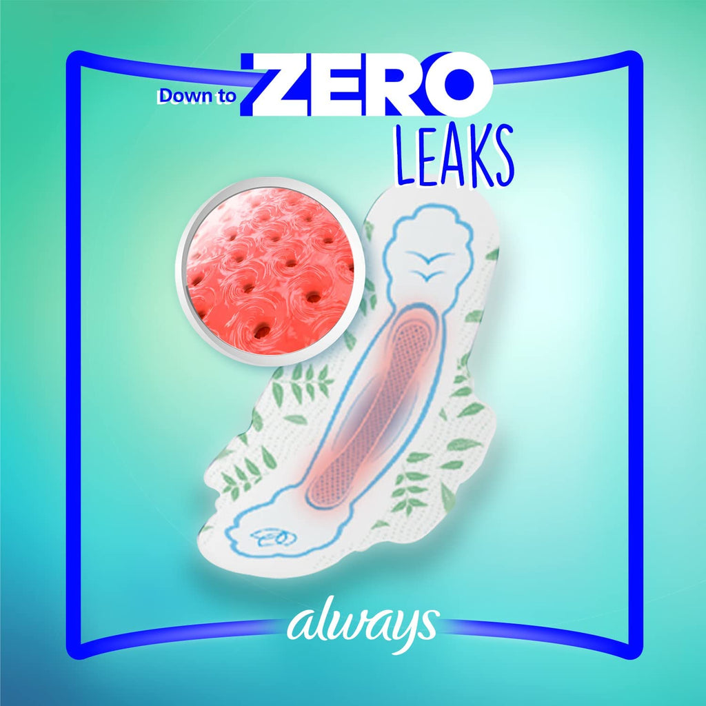 Always Ultra 3in1 Herbal Freshness, Ultra thin, Long Sanitary Pad With Wings, 8 pads - MazenOnline