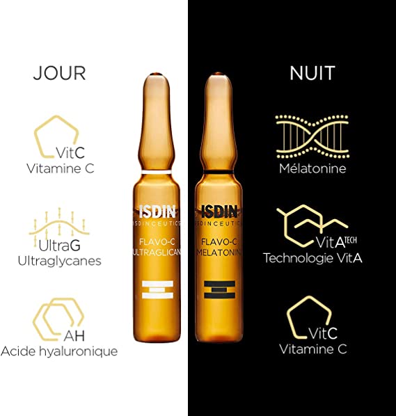 ceutics Flavo-C Melatonin + Flavo-C Ultraglican - Box of 10 + 10 Bulbs x 2ml - MazenOnline