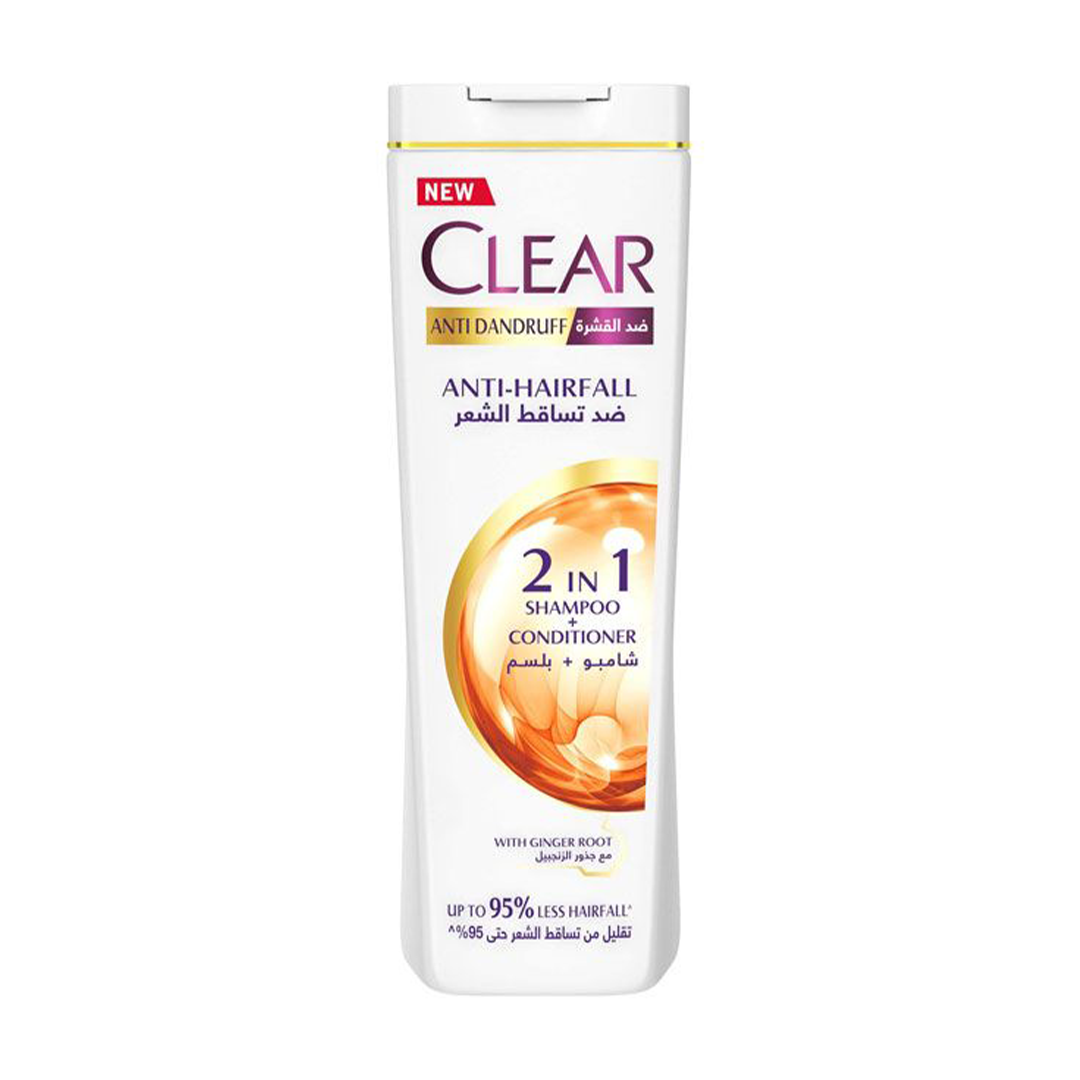 CLEAR SHAMPOO ANTI DANDRUFF / HAIR FALL 600ML - MazenOnline