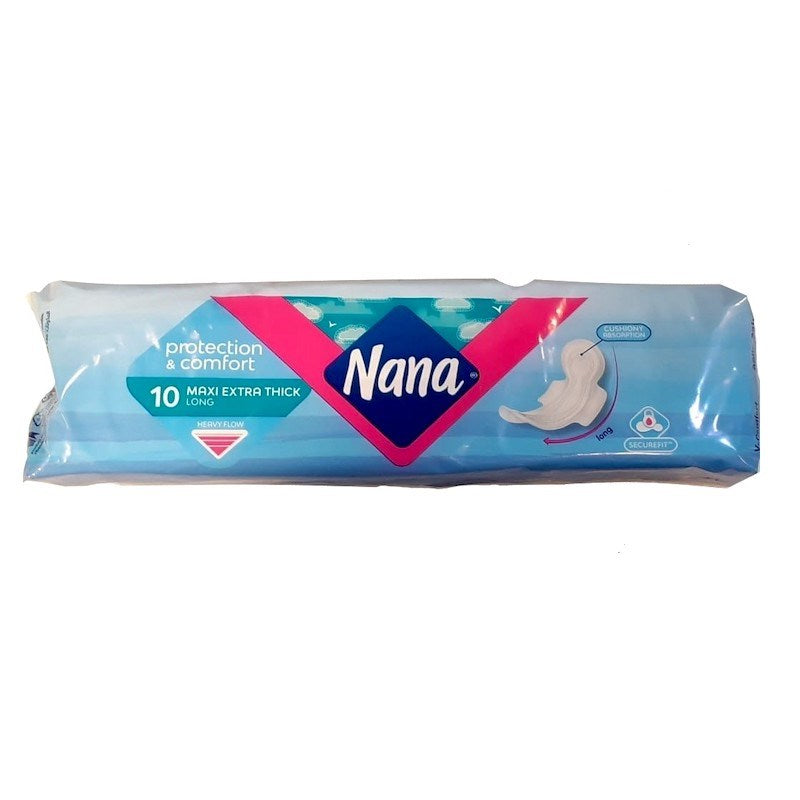 Women Pads Maxi Extra Thick Long 10 Pads - MazenOnline Main image