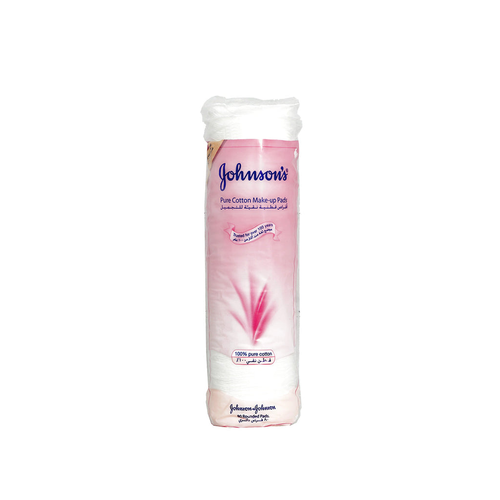 Johnsons Pure Cotton Make up Pads 80 - MazenOnline