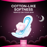 Cotton Soft Maxi Thick Night Sanitary Pads with Wings 24 Pads - MazenOnline