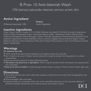 B Prox 10 Anti-Blemish Wash for Acne-Prone Skin - MazenOnline