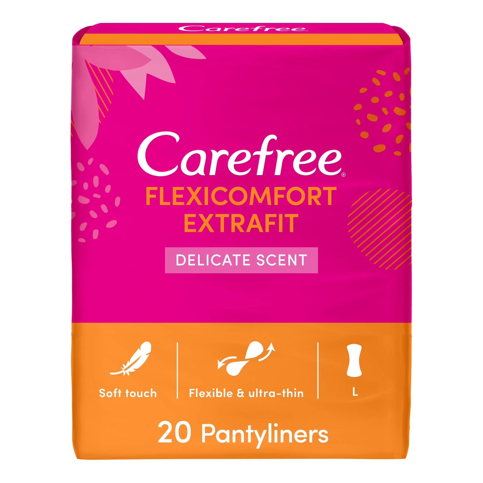 FlexiComfort ExtraFit Panty Liners With Fresh Scent - Pack of 20 - MazenOnline Main image