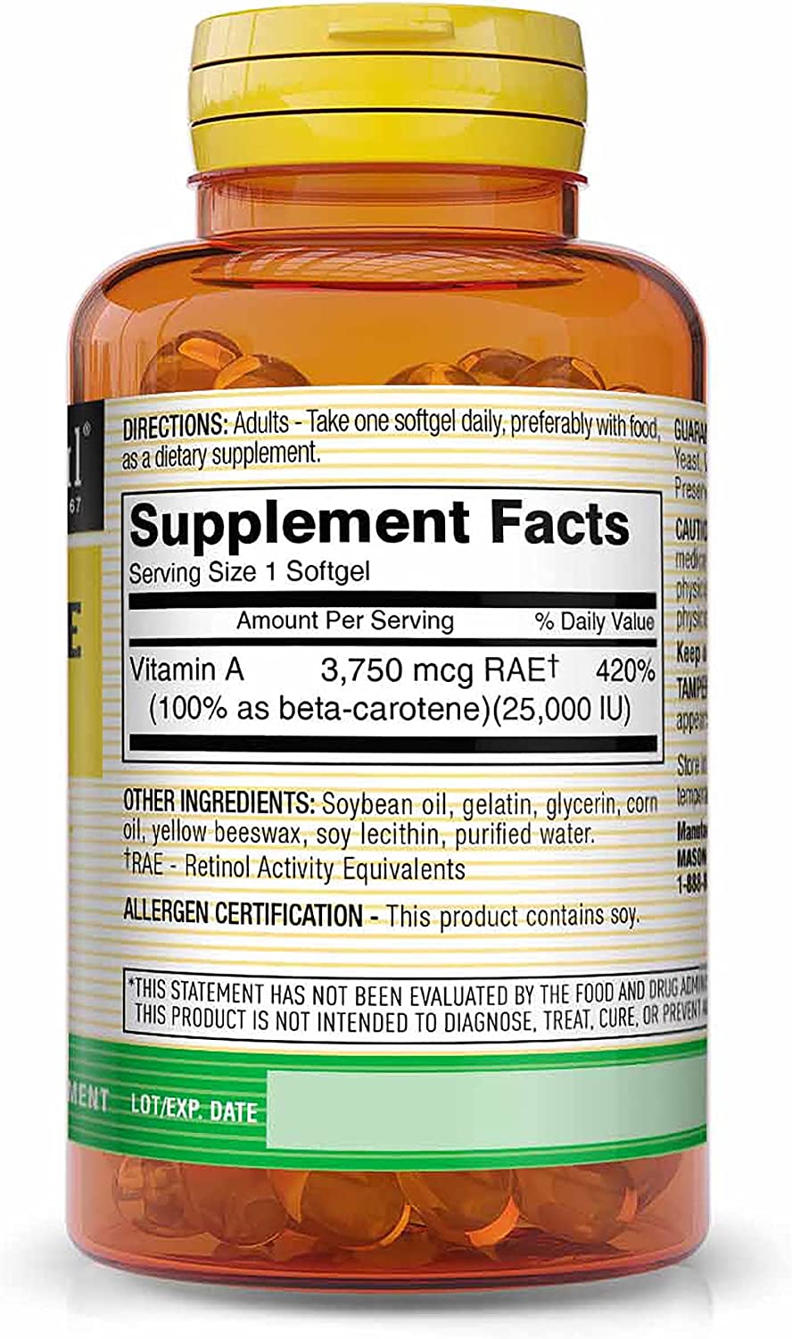 beta carotene 25000