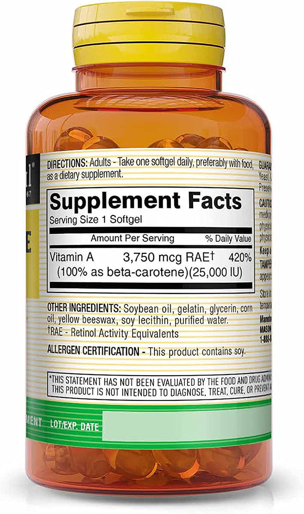 beta carotene 25000
