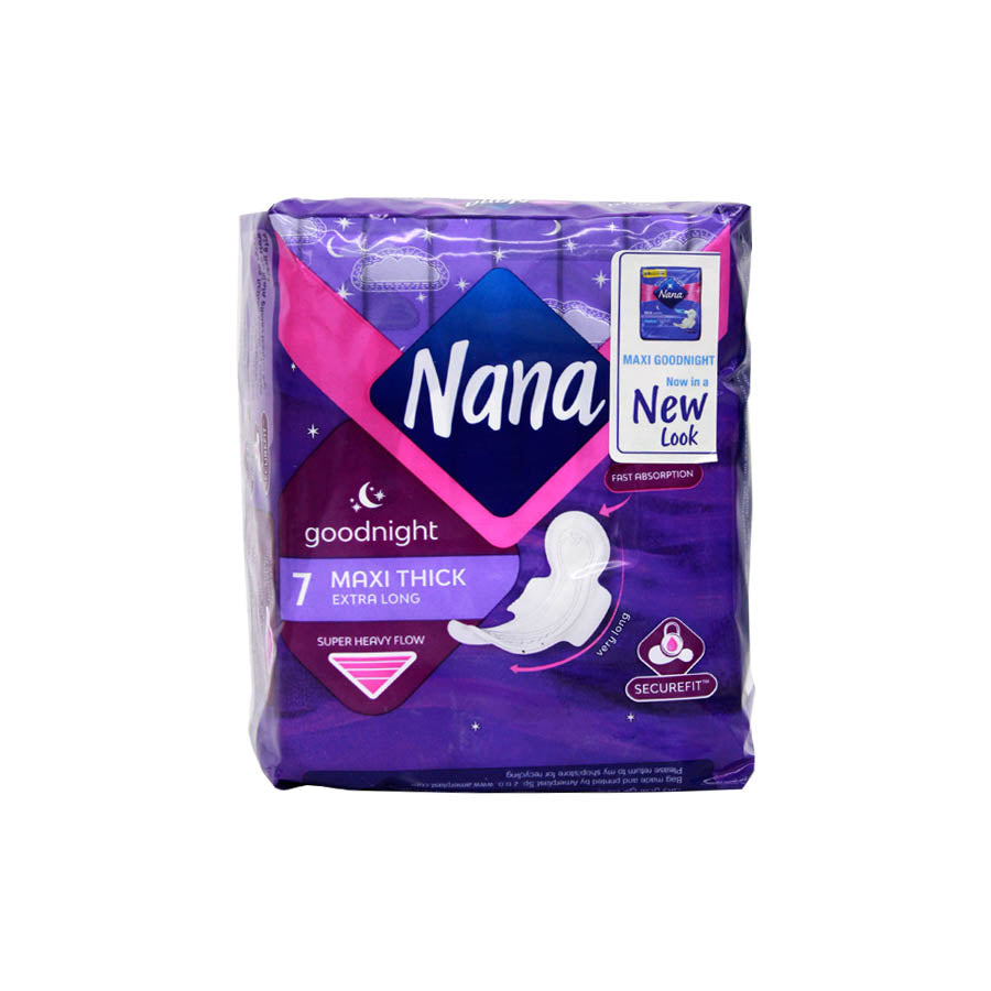 Maxi Goodnight Extra Long Sanitary Pads with Wings - MazenOnline Main image