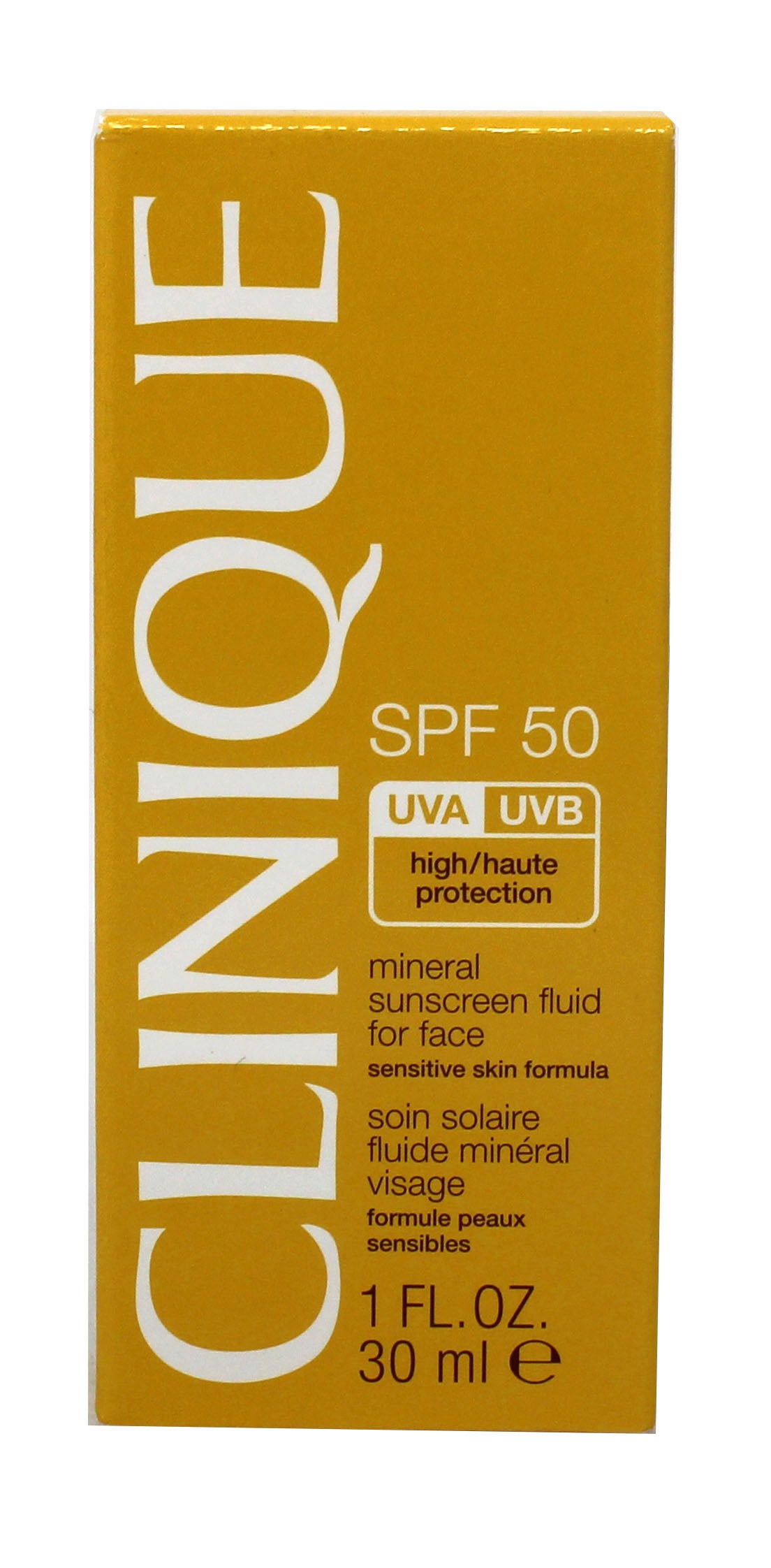 SPF50 Mineral Sunscreen Fluid for Face - Sensitive Skin Formula - MazenOnline Main image