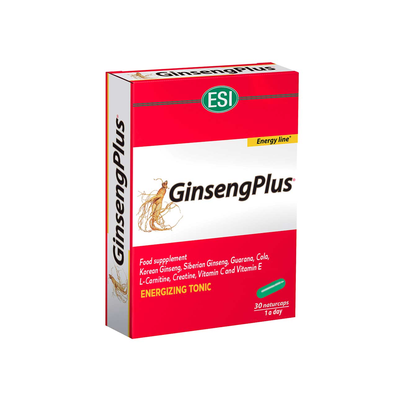 ESI GinsengPlus 30 Naturcaps Main image