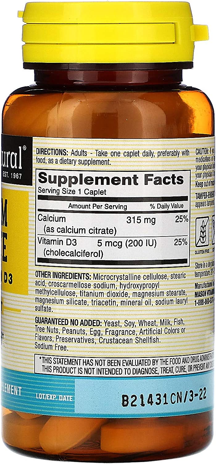 Calcium Citrate Plus Vitamin D3 Secondary image