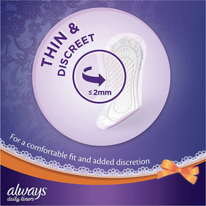 Daily Liners Comfort Protect Individually Wrapped - 20 Pads - MazenOnline