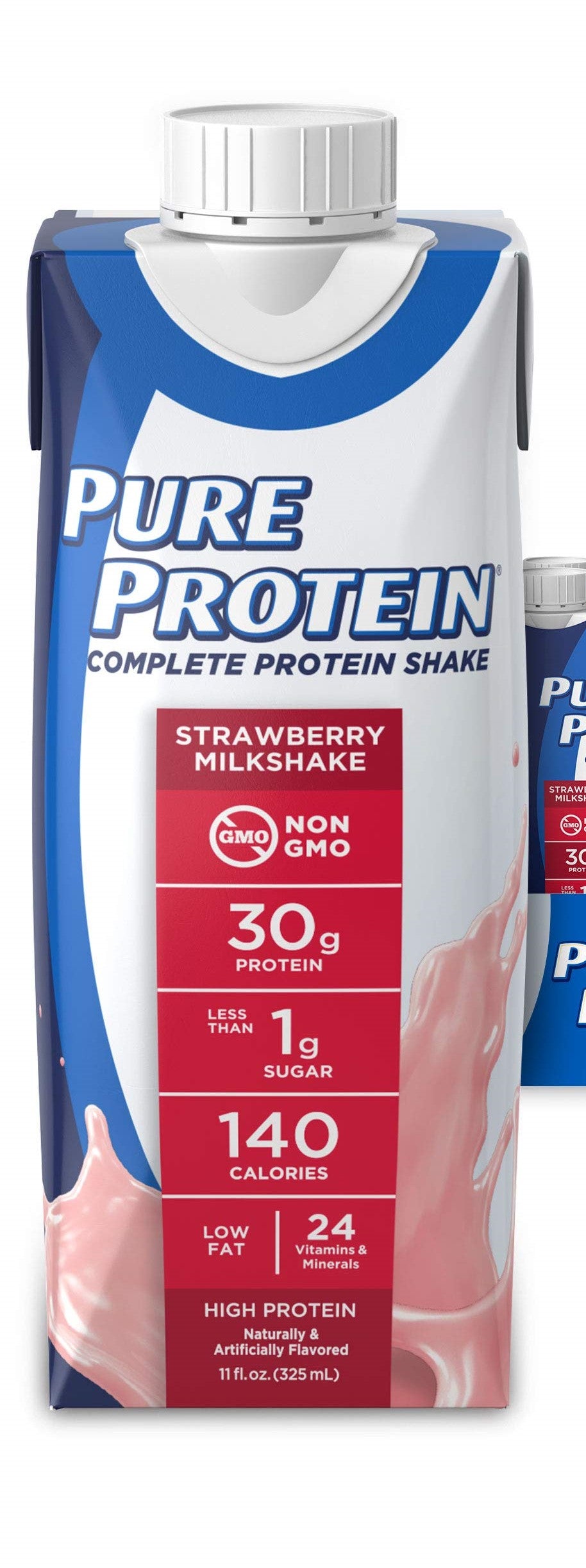 Strawberry Milkshake Complete Protein Shake 325ml - MazenOnline