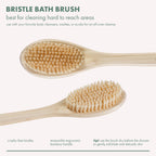 Bamboo Bristle Bath Brush - MazenOnline
