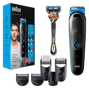 Braun All-in-one trimmer MGK3245, 7-in-1 trimmer, 5 attachments - MazenOnline