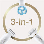 Braun Silk Epil 9 Flex 9010 Wet & Dry Epilator With 6 Extras incl. Deep Body Exfoliation Brush - MazenOnline