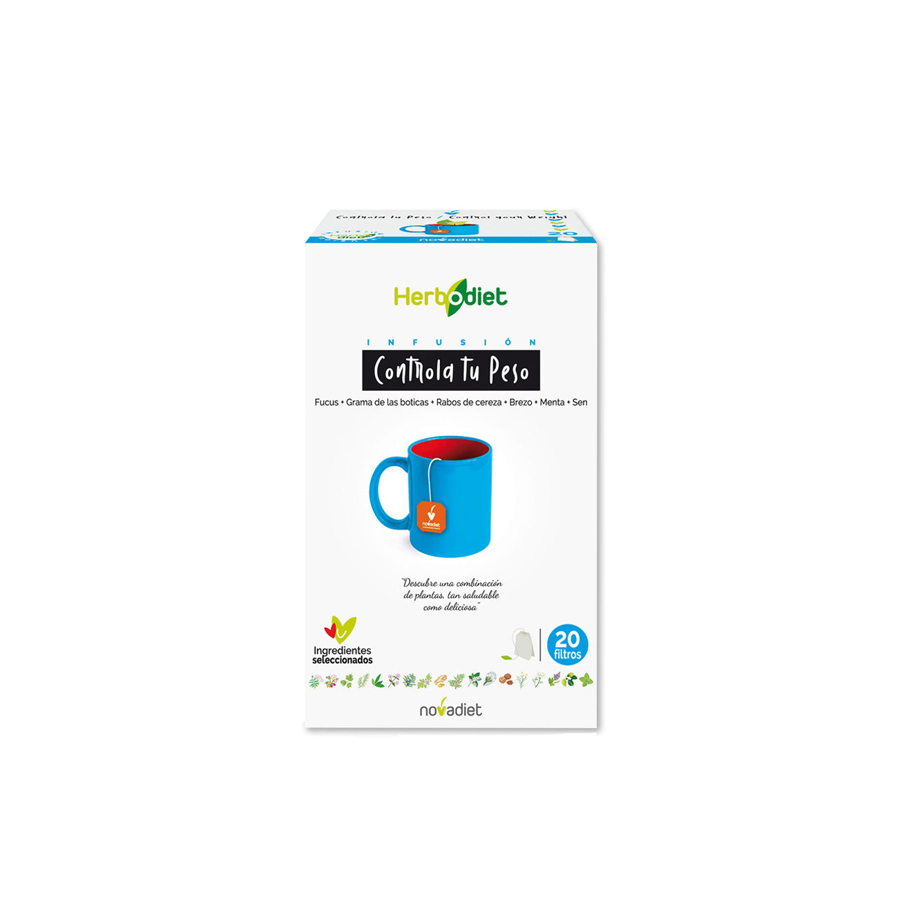 Novadiet Herbodiet Control Your Weight 20 Bags - MazenOnline Main image