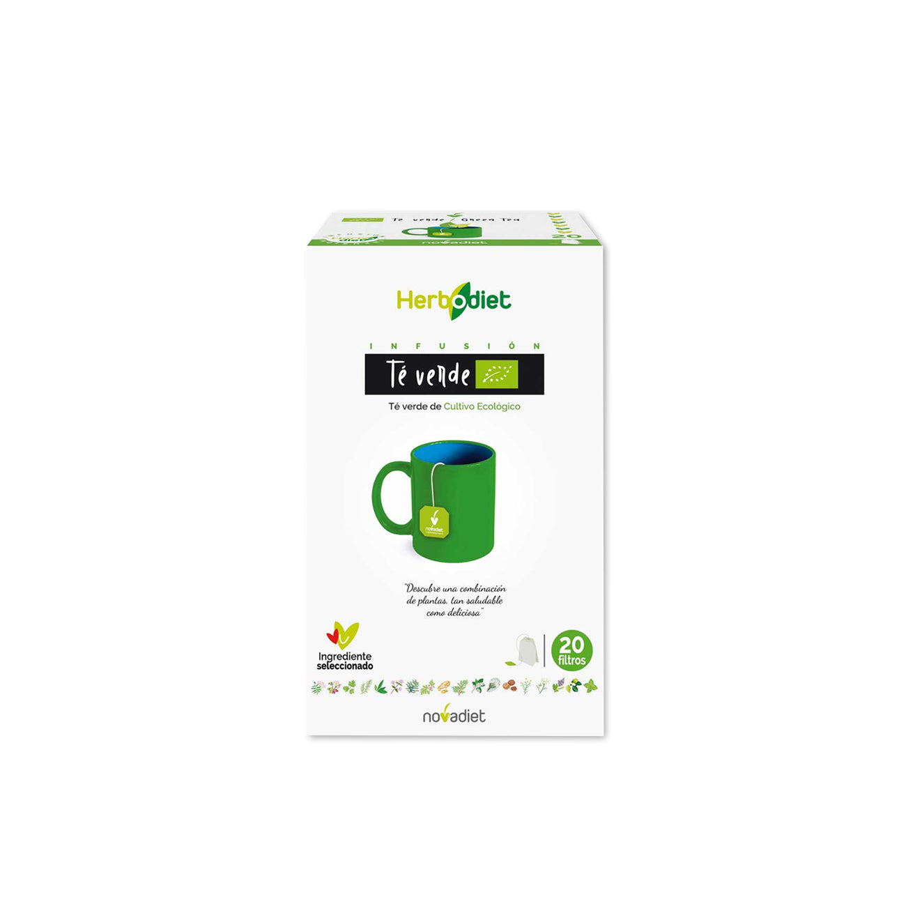 Herbodiet Herbodiet Green Tea Eco 20 Bags - MazenOnline Main image
