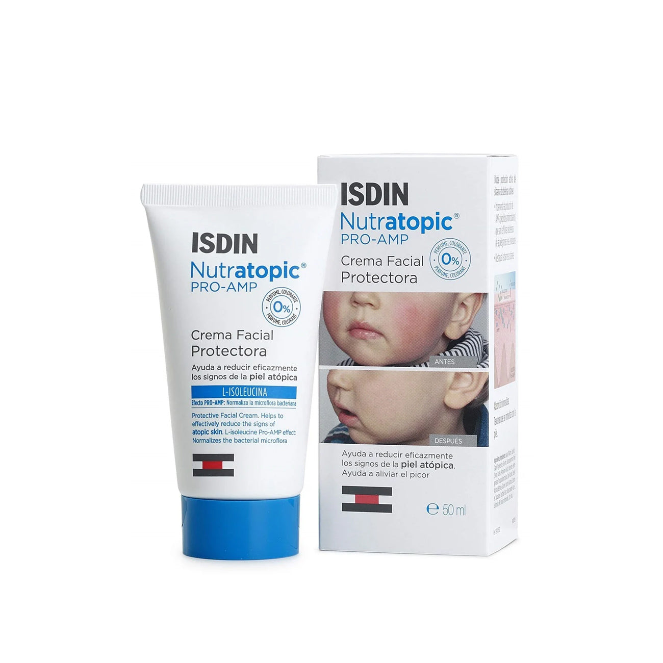 Nutratopic Pro-AMP Facial Cream  Atopic Skin 50ml - MazenOnline Main image