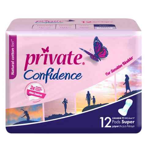 Private Confidence Super 12 Pads - MazenOnline