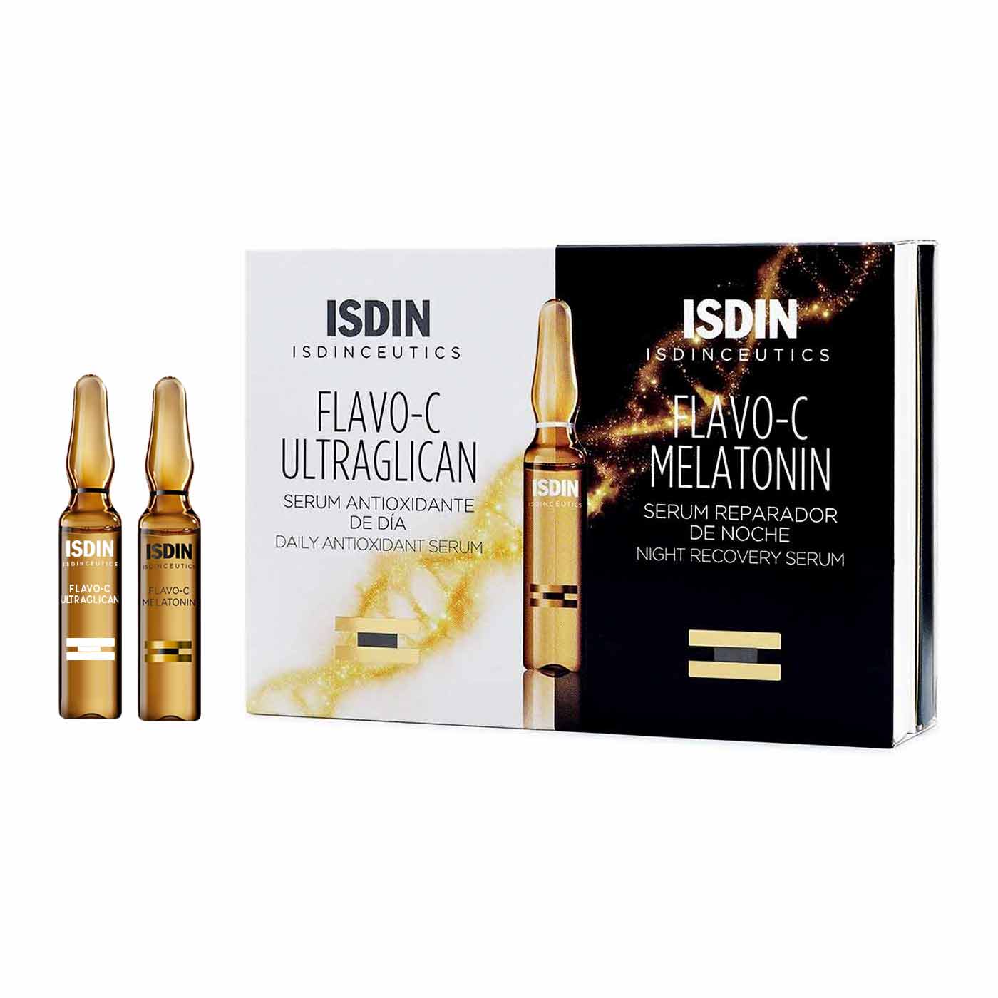 ceutics Flavo-C Melatonin + Flavo-C Ultraglican - Box of 10 + 10 Bulbs x 2ml - MazenOnline Main image