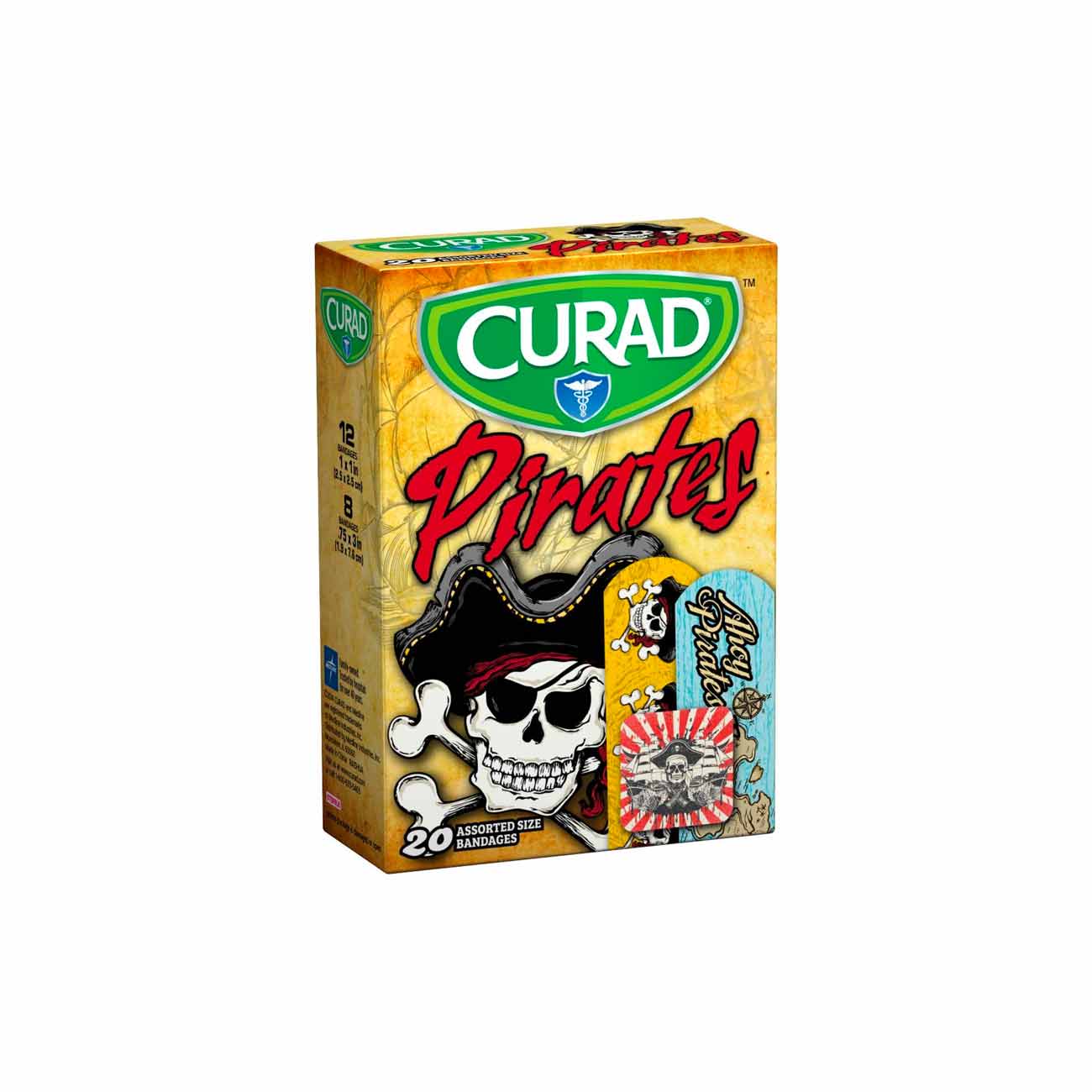 Pirates Bandages - Box of 20 - MazenOnline Main image