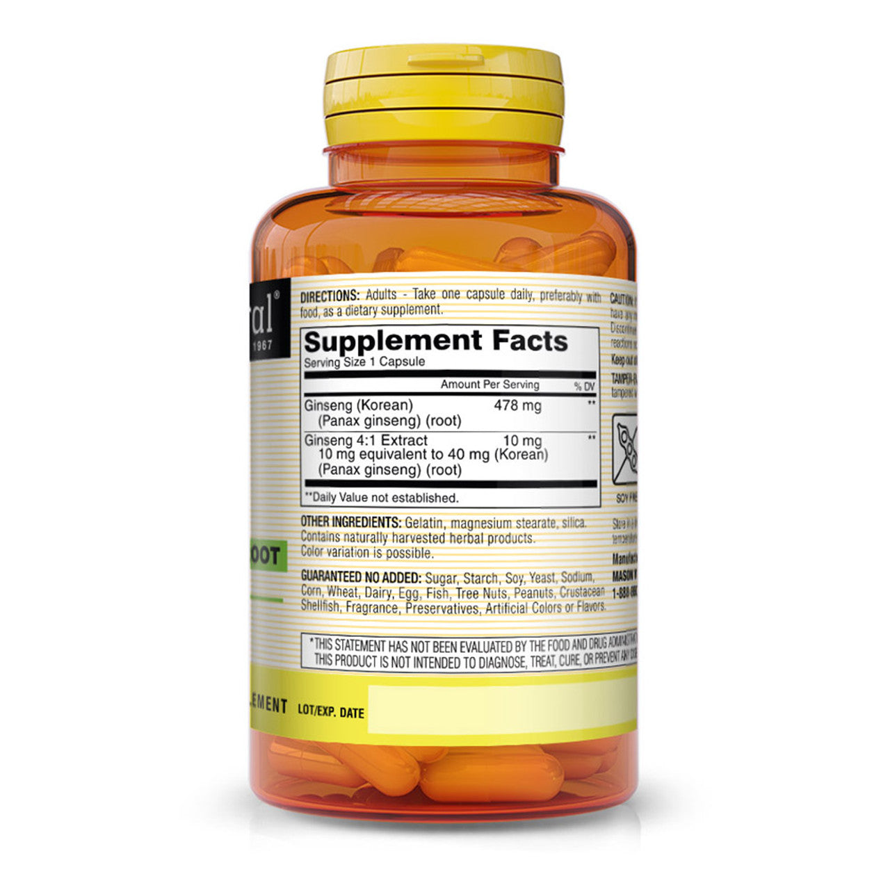 Korean Ginseng 518 mg Secondary image