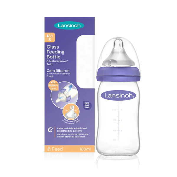 Lansinoh Glass Feeding Bottle