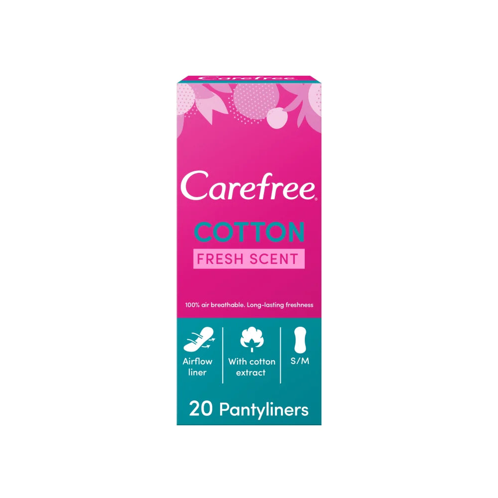Carefree Normal Cotton FRESH SCENT 20's - MazenOnline
